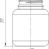 Флакон-100-мл-38мм-чертеж