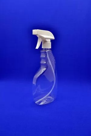 Прозрачная бутылка ПЭТ 500 мл с триггером белым