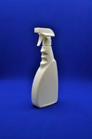 Пластиковая белая бутылка с белым триггером