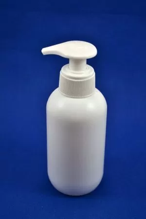 Белый флакон 200 мл с дозатором для жидкого мыла
